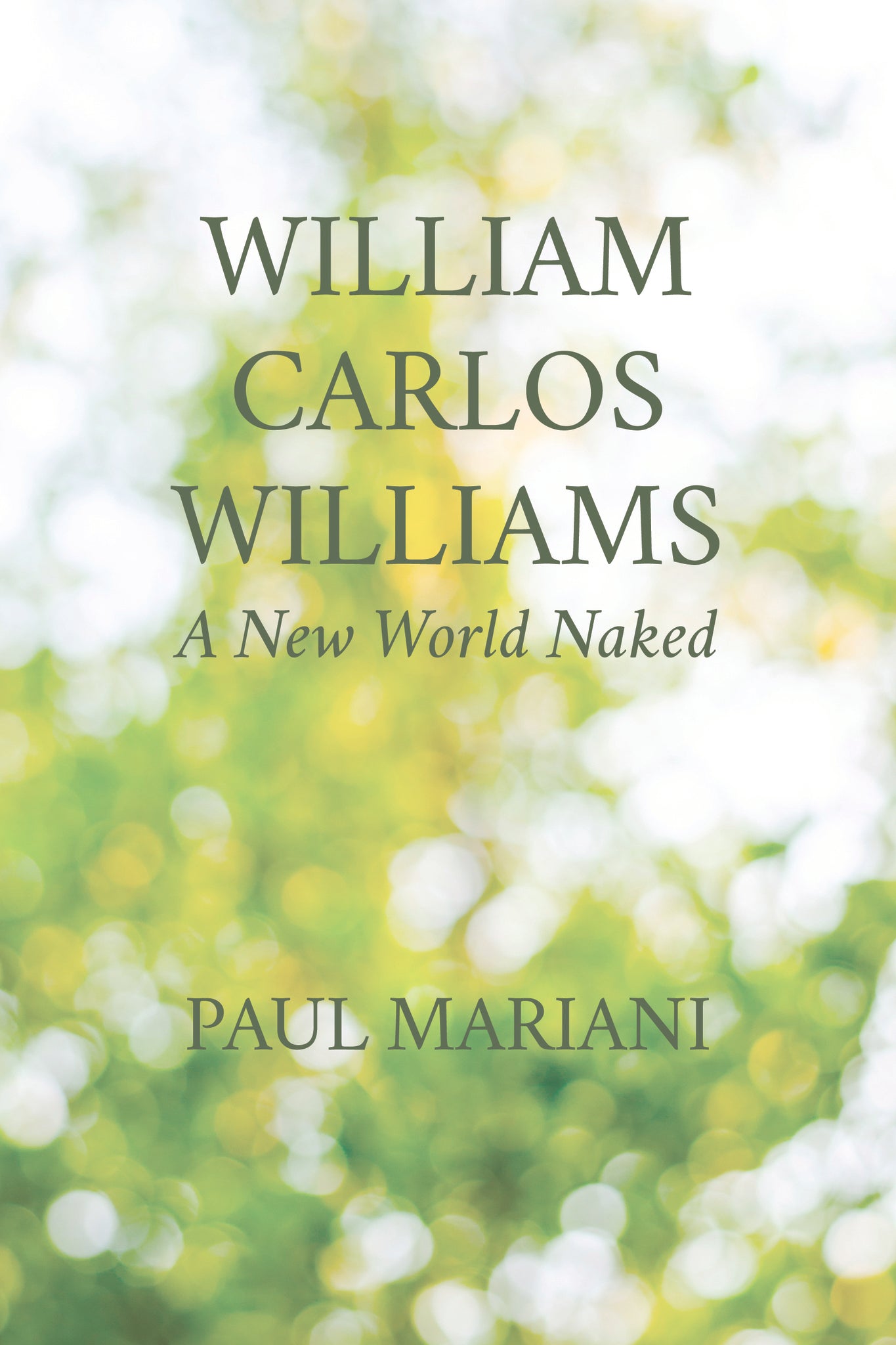 Cover image for William Carlos Williams ISBN 9781595347640
