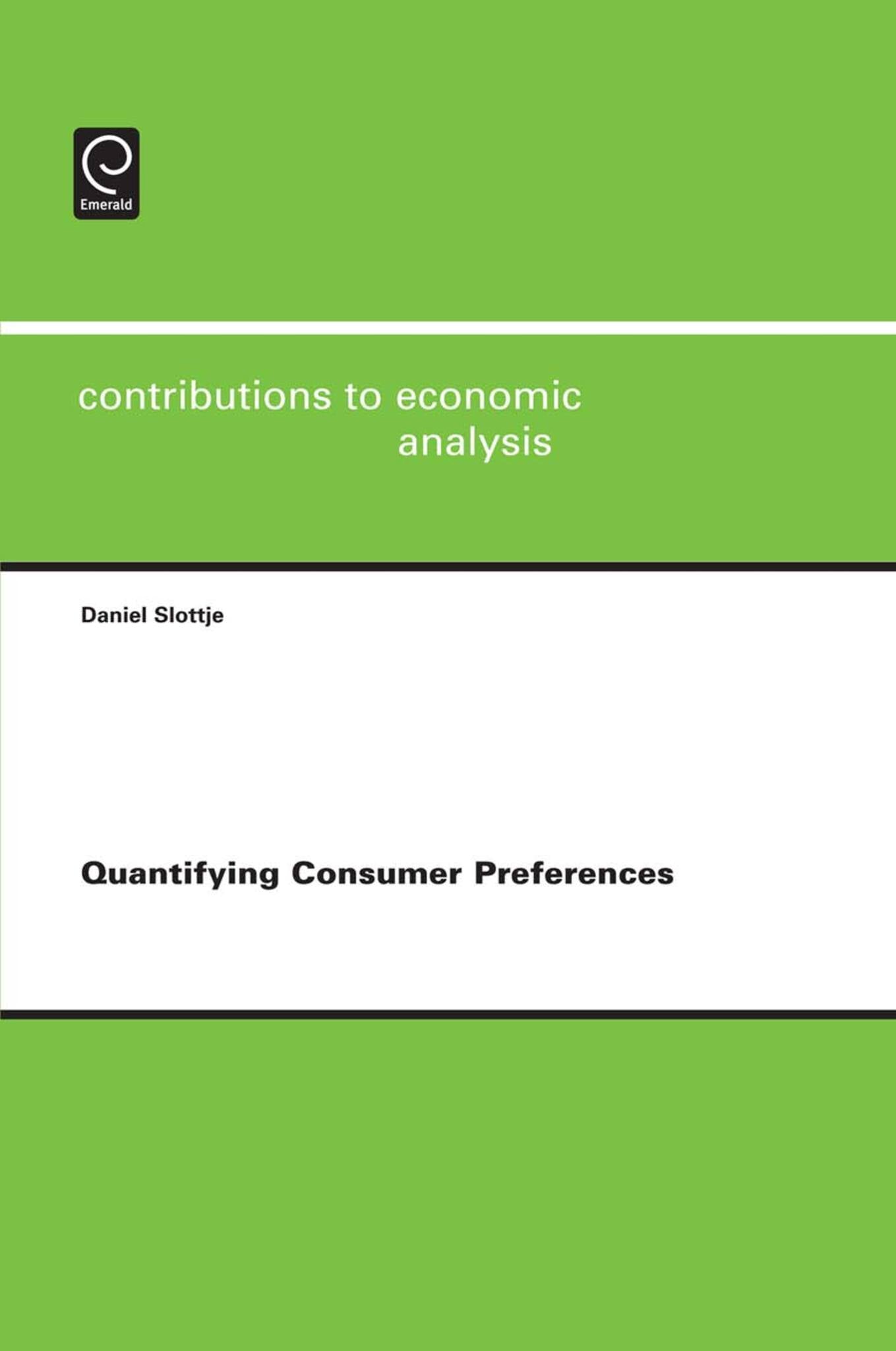 Quantifying Consumer Preferences