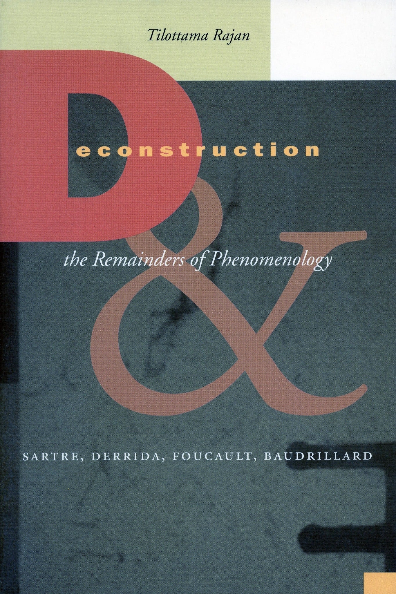 Cover image for Deconstruction and the Remainders of Phenomenology ISBN 9780804745017