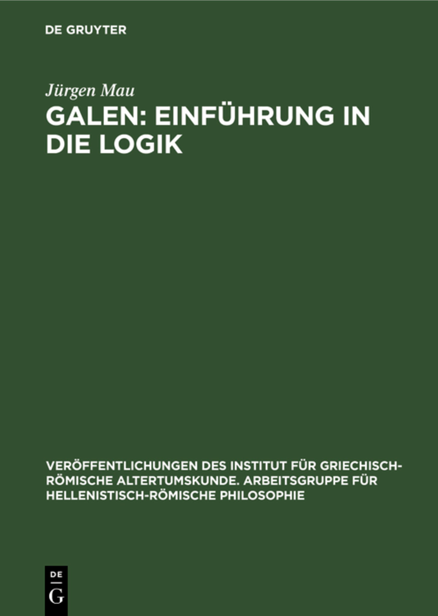 Galen: Einführung in die Logik