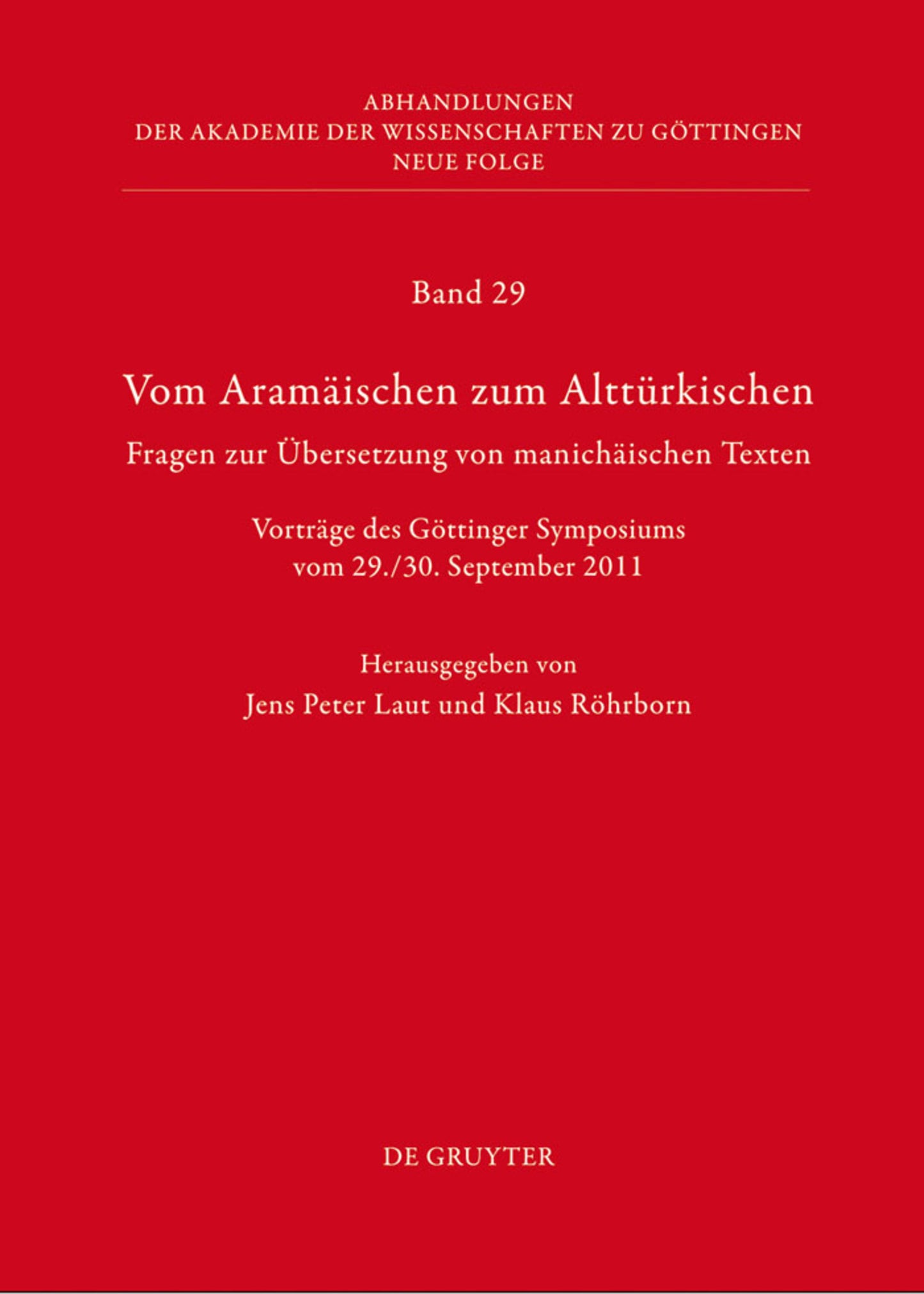 Vom Aramäischen zum Alttürkischen