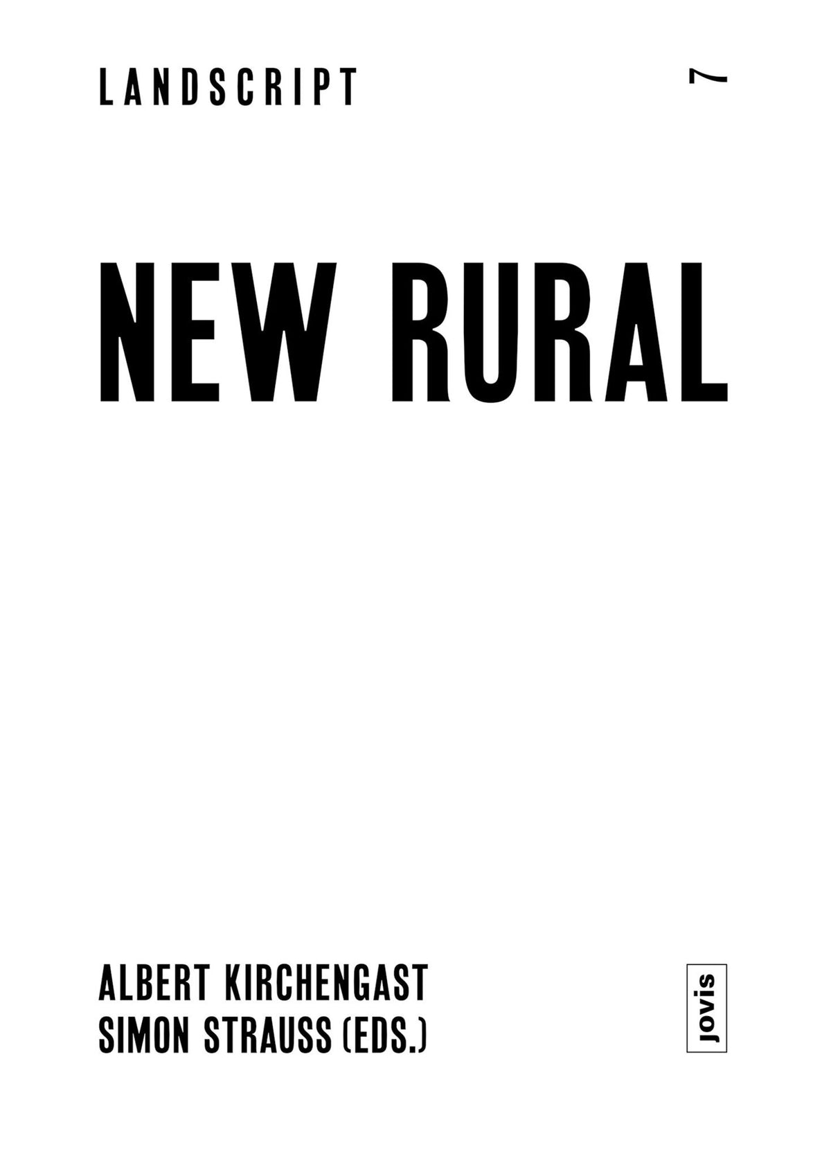 Cover image for New Rural ISBN 9783986120160