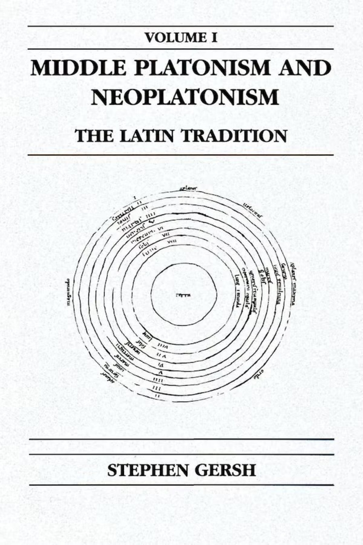 Cover image for Middle Platonism and Neoplatonism, Volume 1 ISBN 9780268014384
