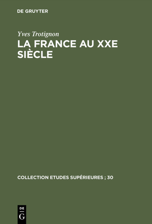 La France au XXe siècle