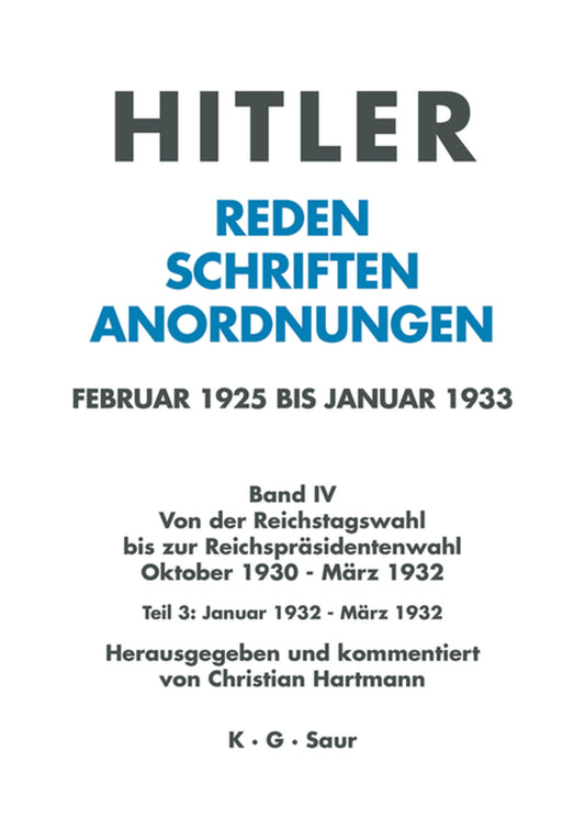 Januar bis März 1932