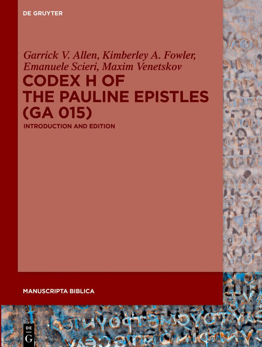 Codex H of the Pauline Epistles (GA 015)