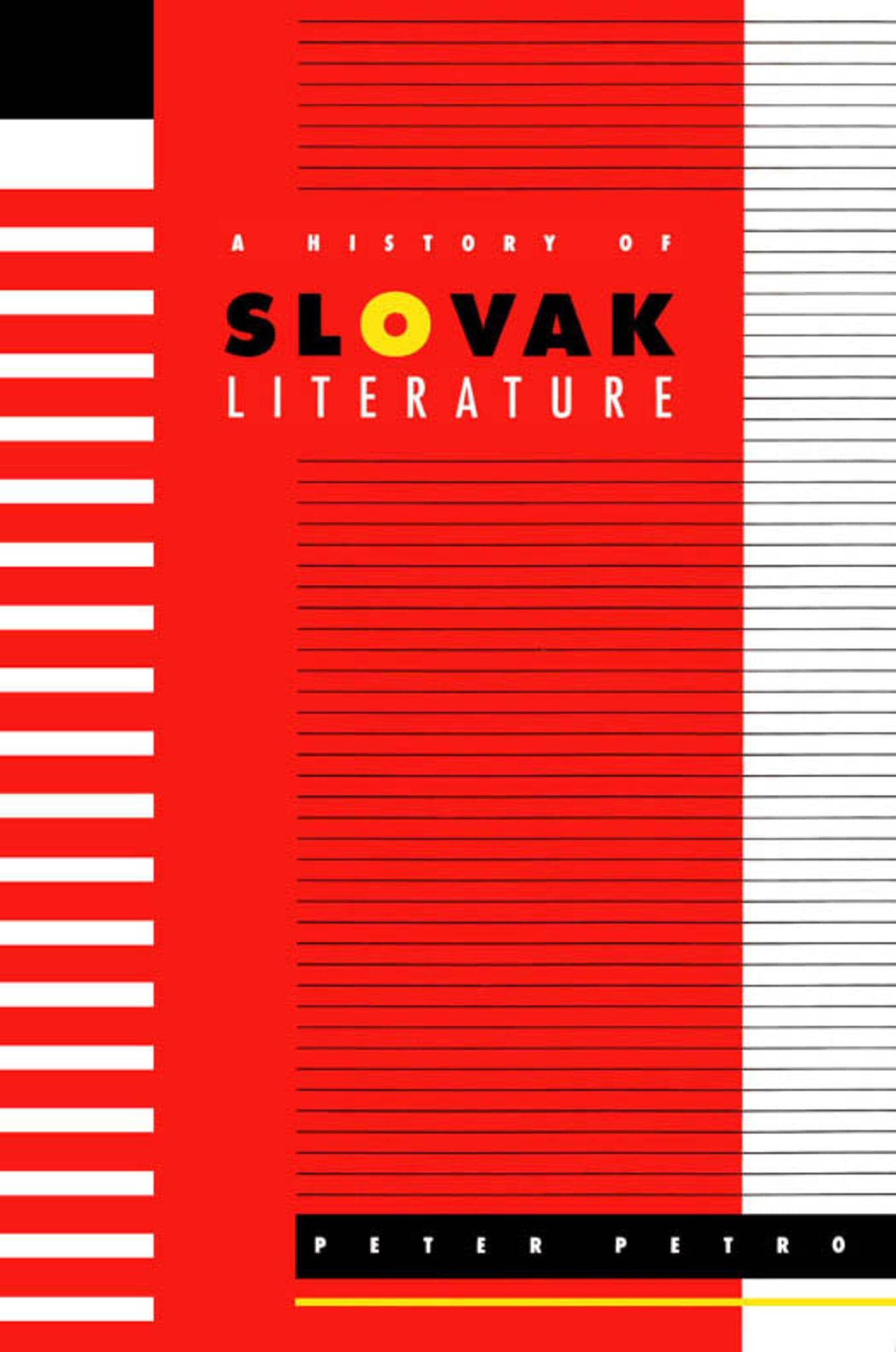 Cover image for A History of Slovak Literature ISBN 9780773514027