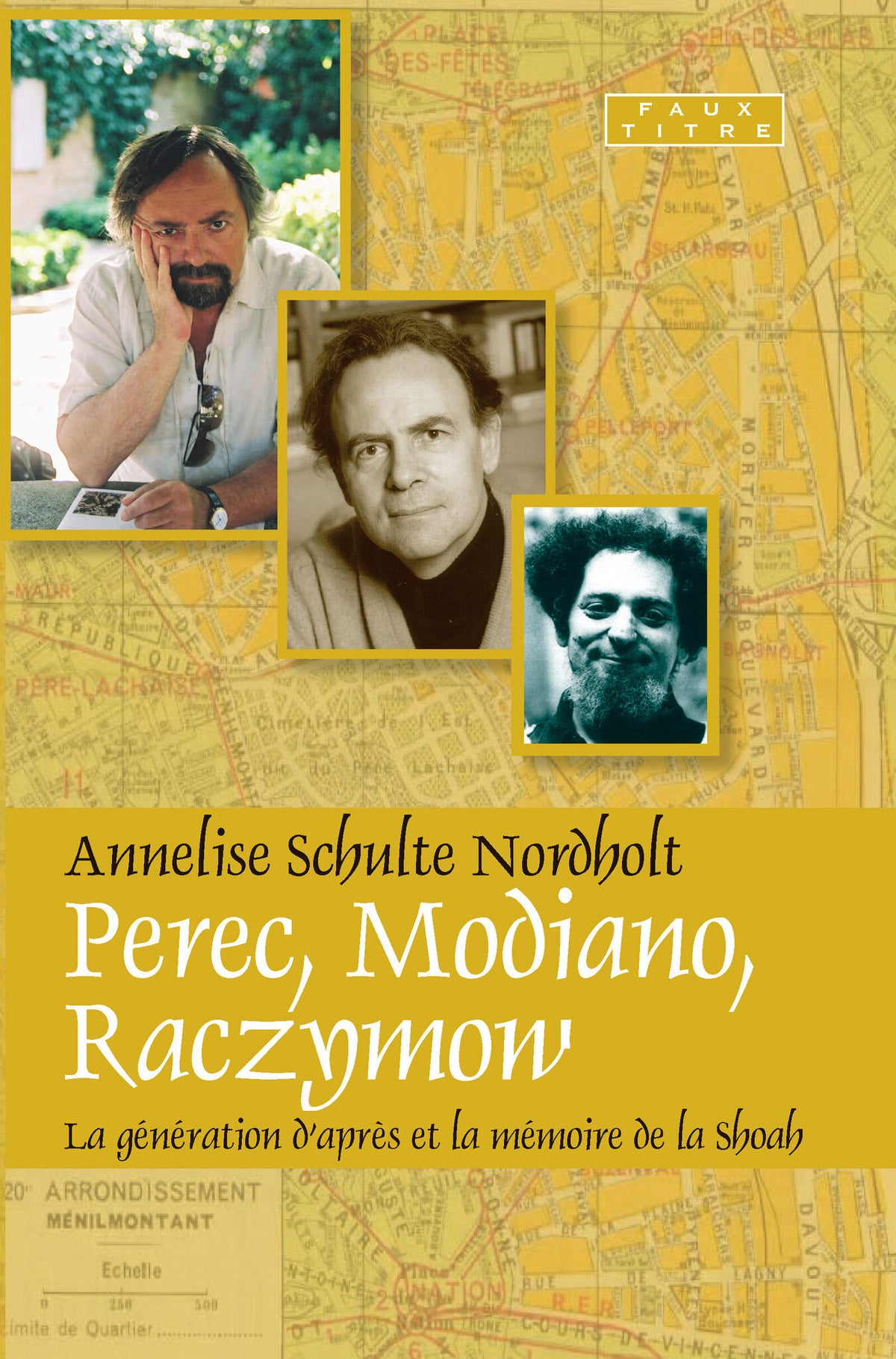 Cover image for Perec, Modiano, Raczymow ISBN 9789042024120