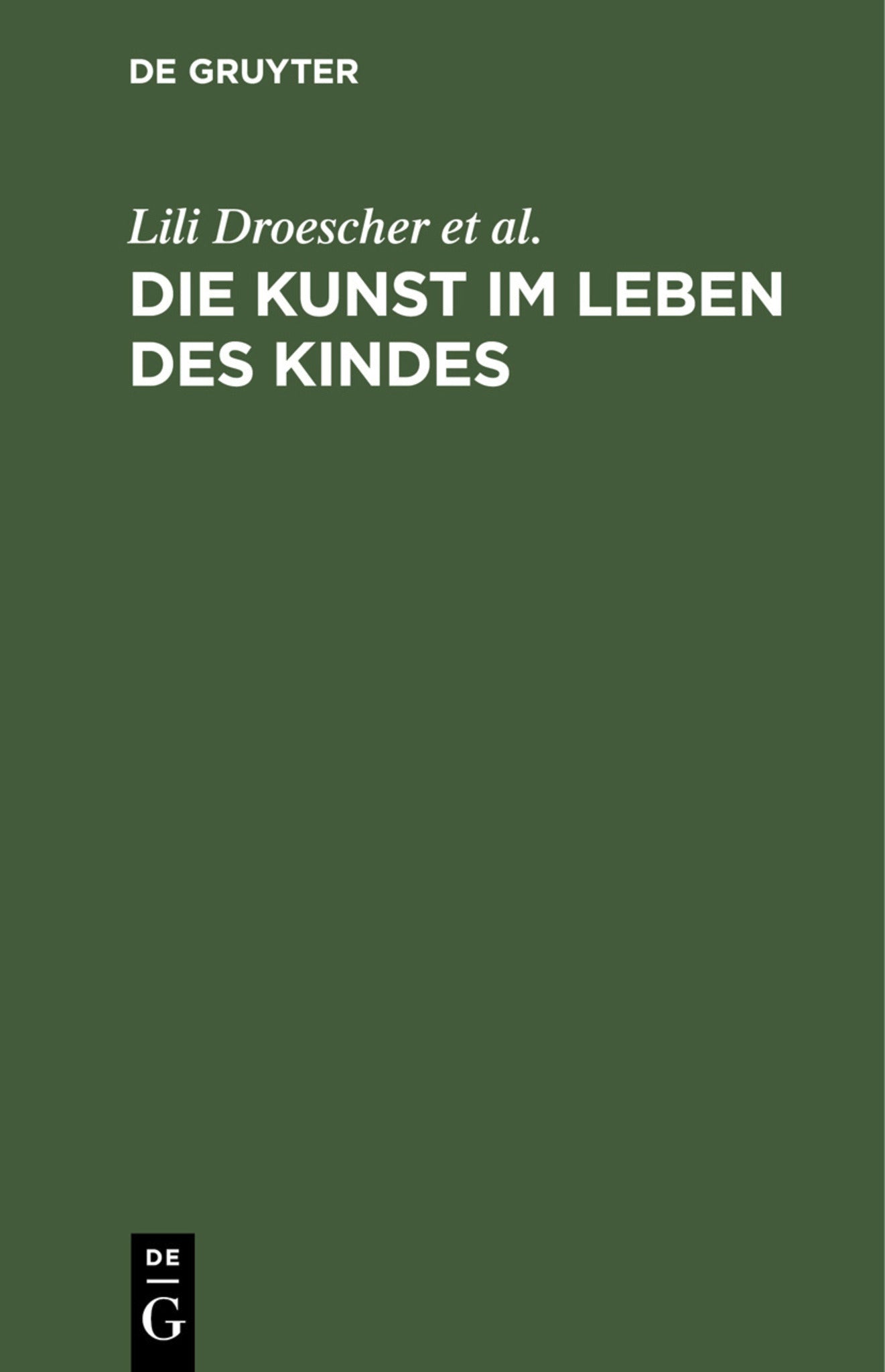 Die Kunst im Leben des Kindes