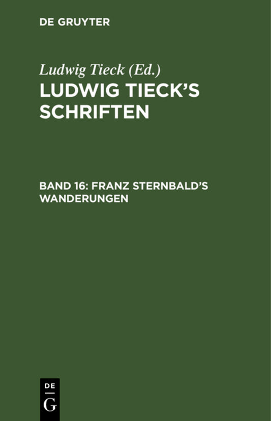 Franz Sternbald’s Wanderungen