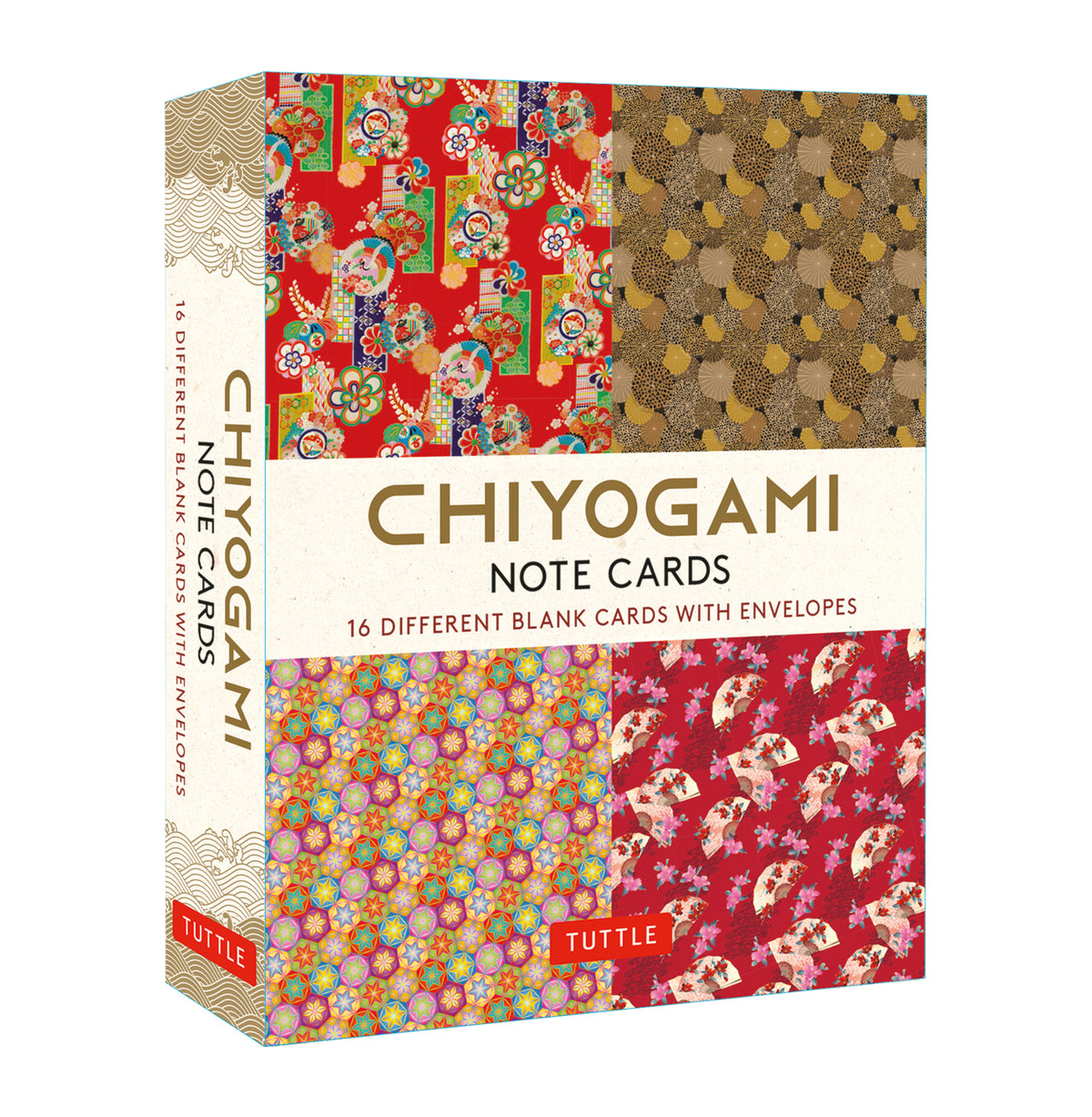 Cover image for Chiyogami Japanese, 16 Note Cards ISBN 9780804853538