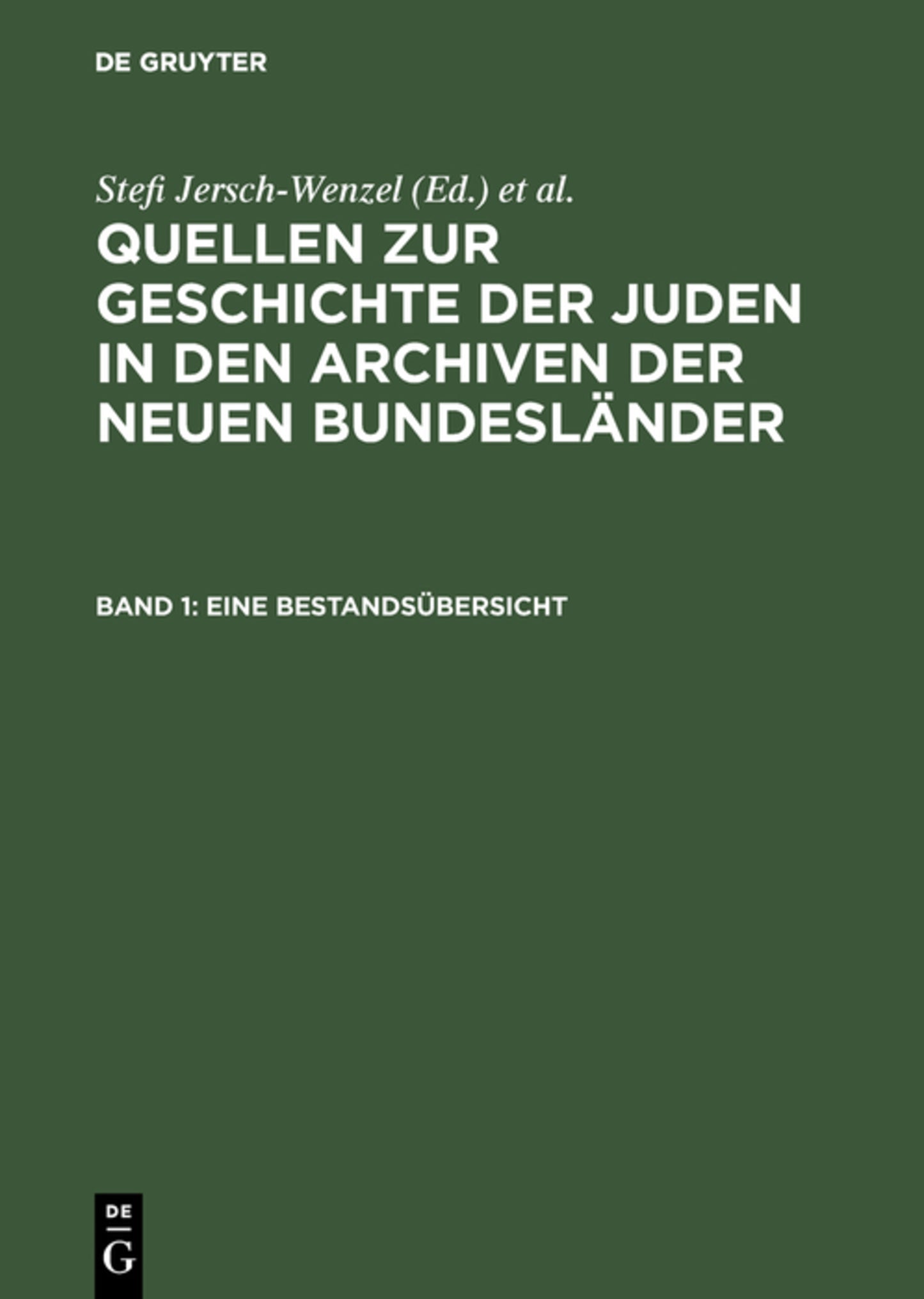 Eine Bestandsübersicht