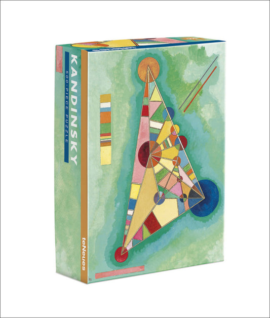 teNeues - Puzzle: Variegation in the Triangle by Wassily Kandinsky, 500 Piece Puzzle, Full Color Artwork, Abstract Act, Compact Box, 14 x 19 in