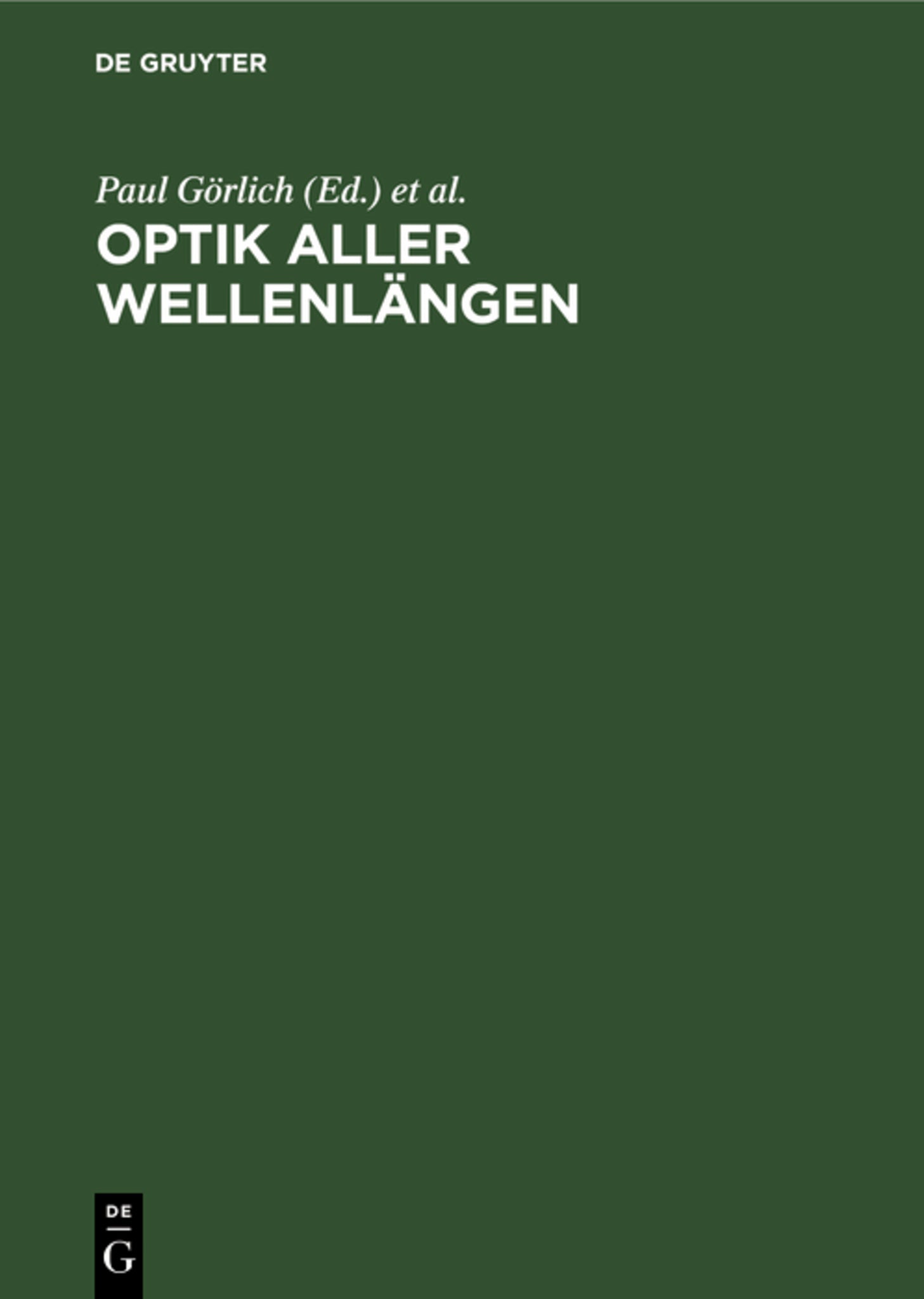 Optik aller Wellenlängen