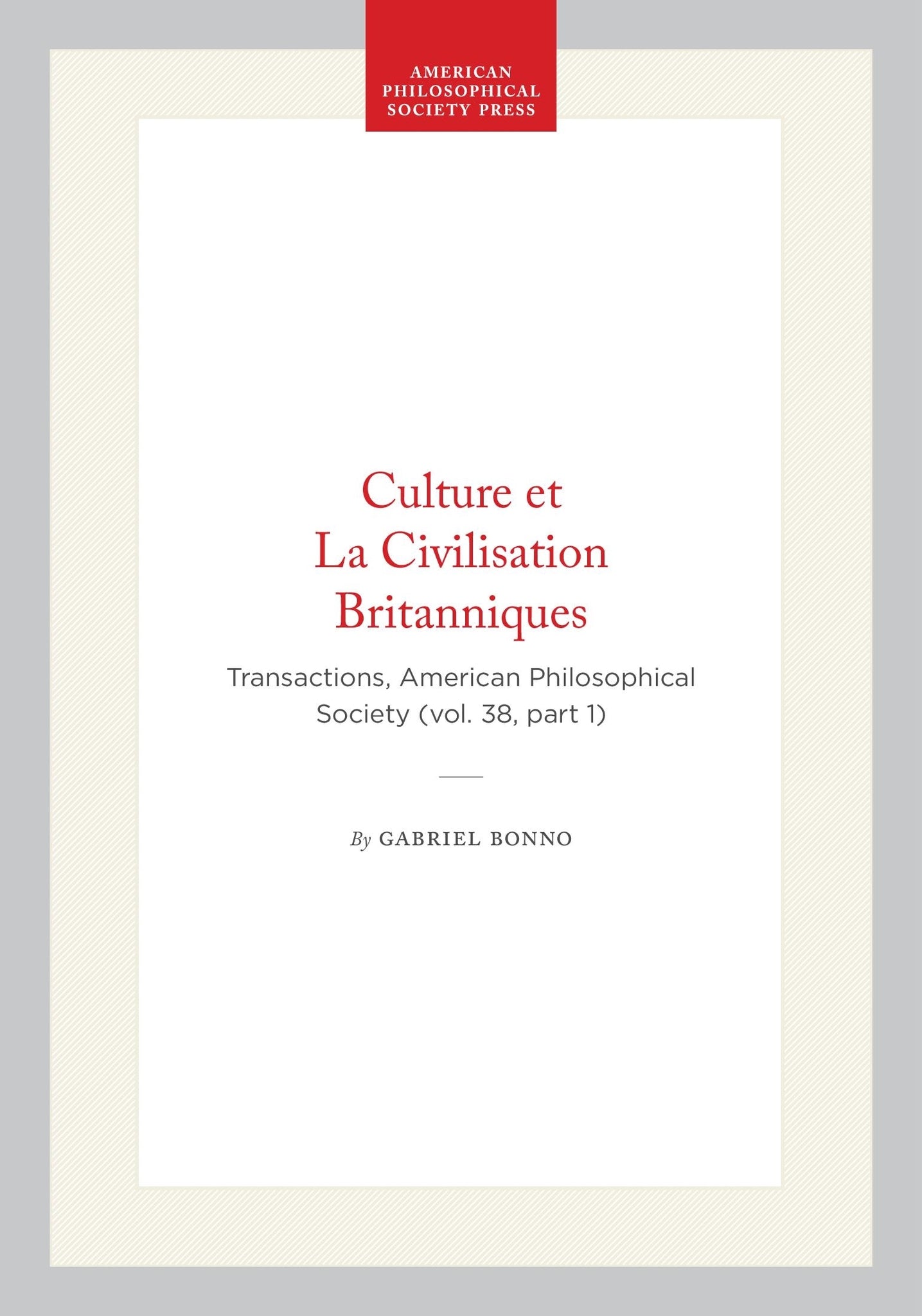 Culture et La Civilisation Britanniques