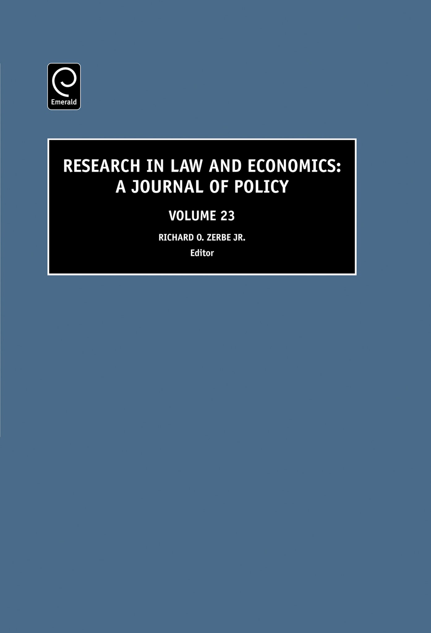 Research in Law and Economics