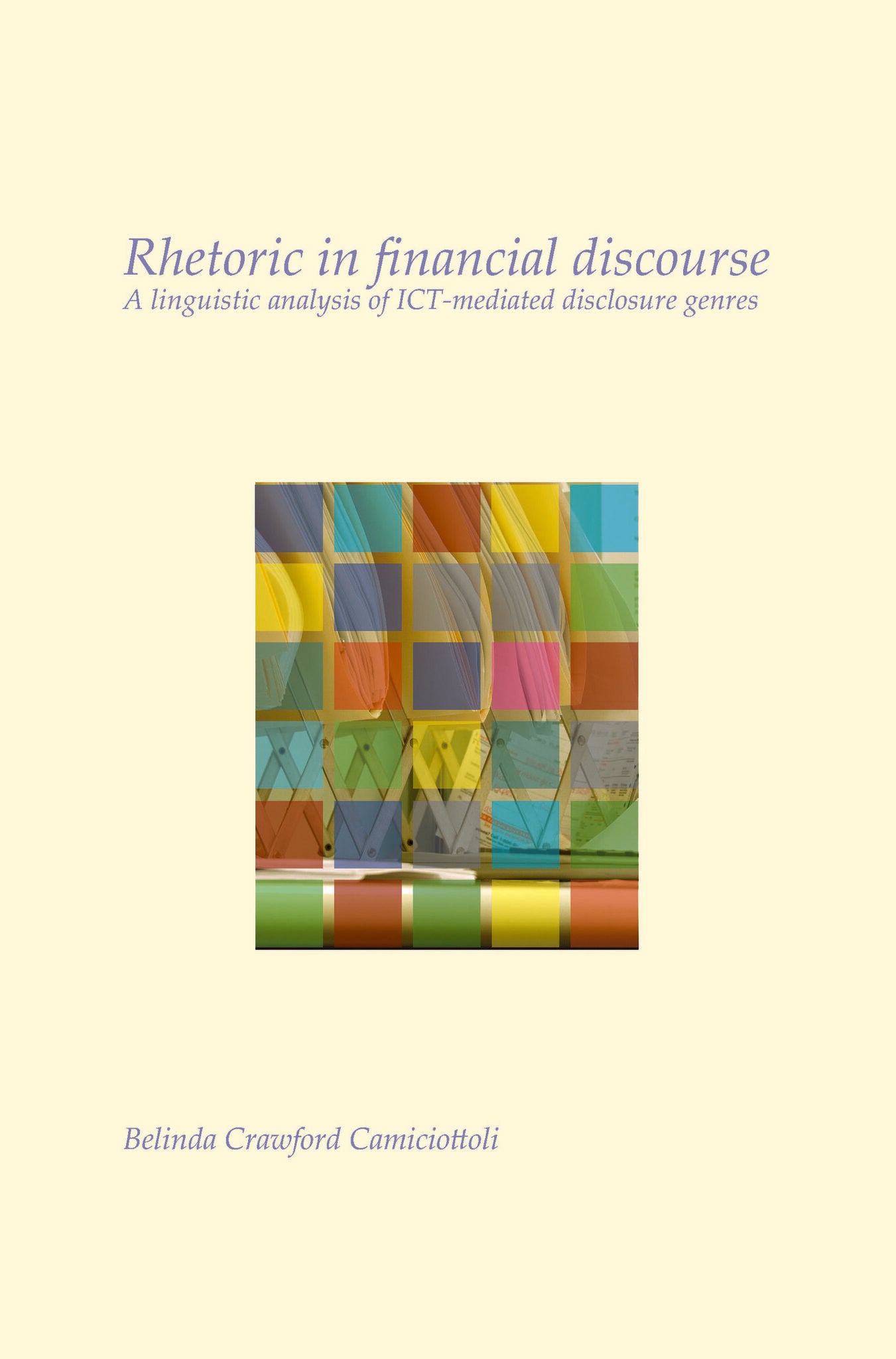 Rhetoric in financial discourse