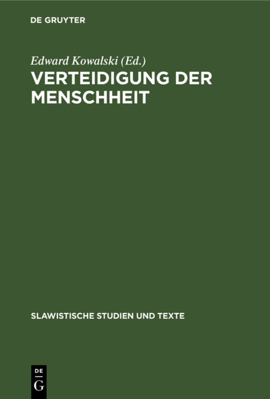 Verteidigung der Menschheit