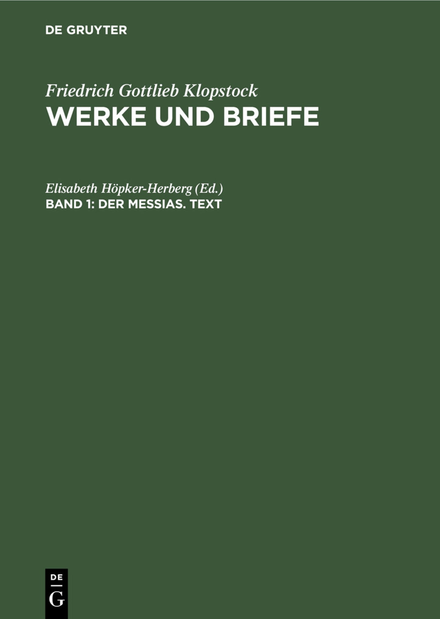 Der Messias. Text