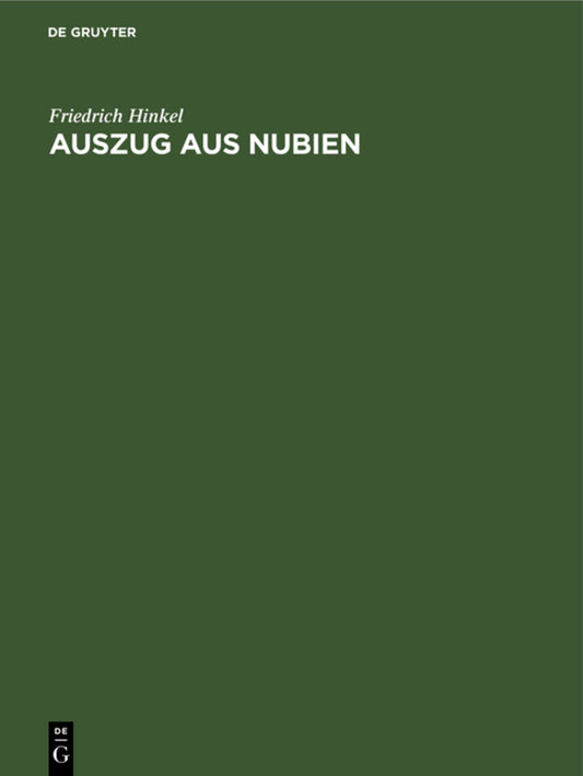 Auszug aus Nubien