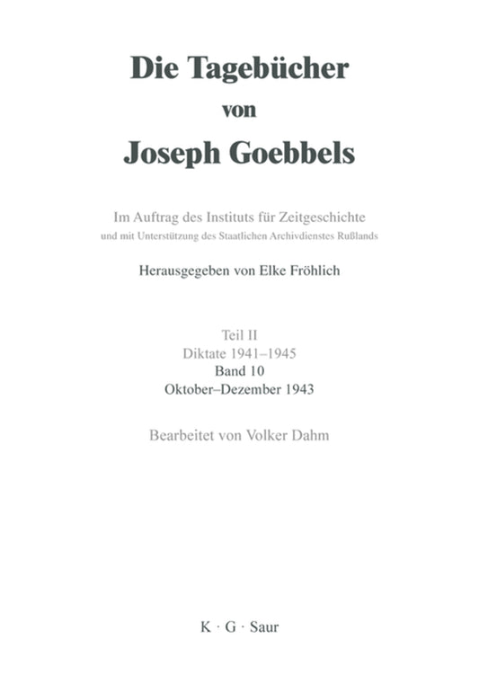 Oktober - Dezember 1943