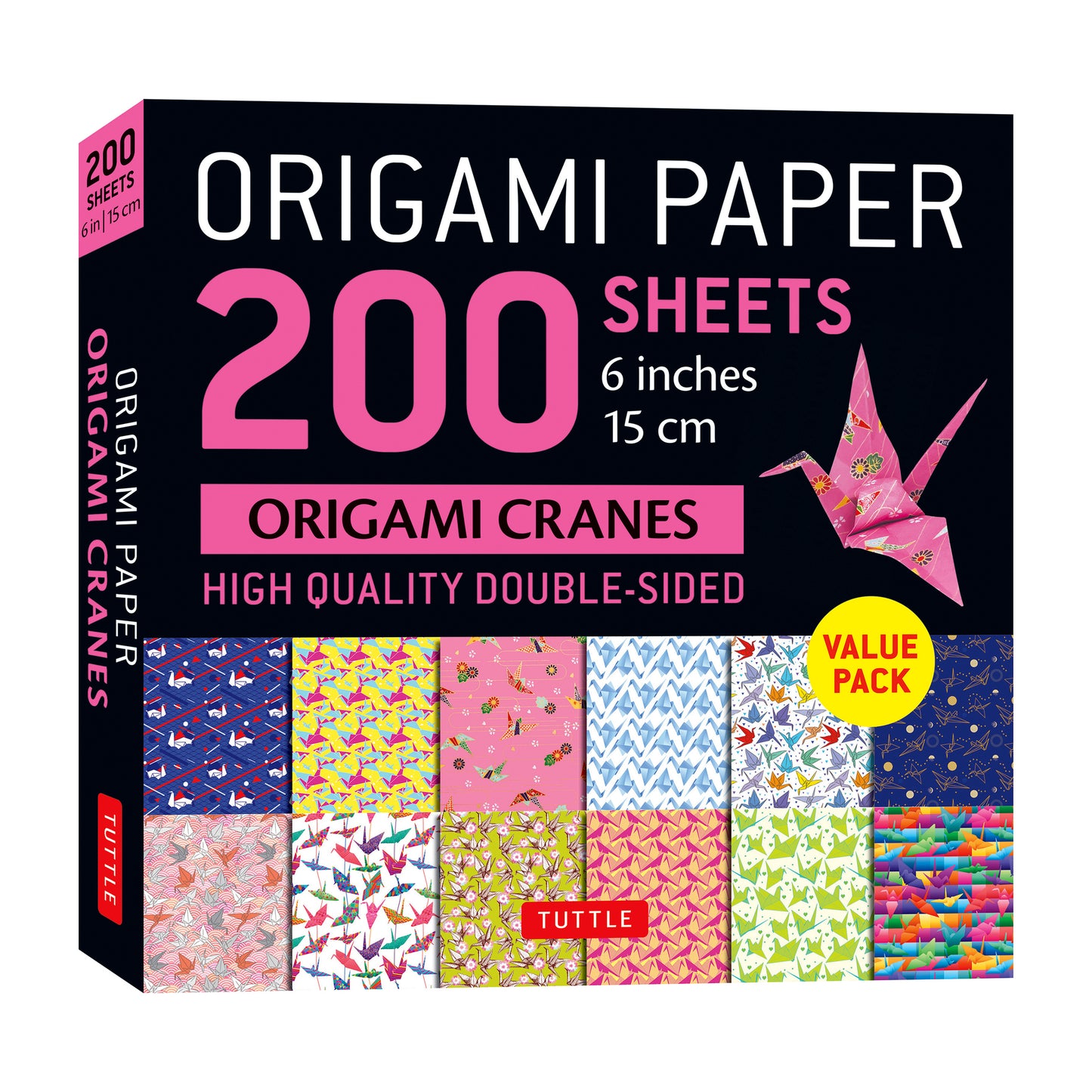 Origami Paper 200 sheets Origami Cranes 6" (15 cm)