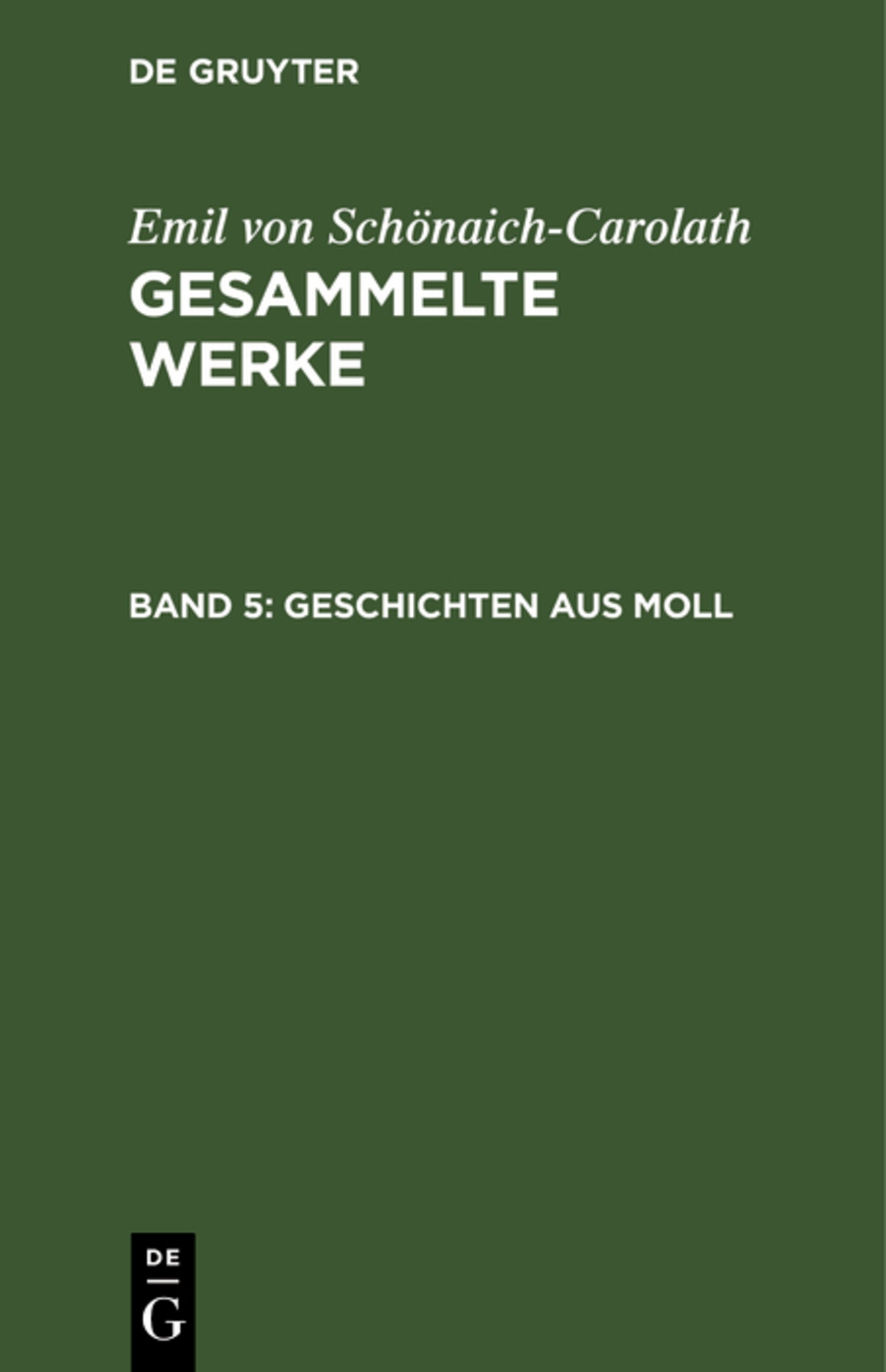 Geschichten aus Moll