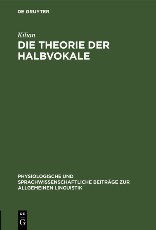 Die Theorie der Halbvokale