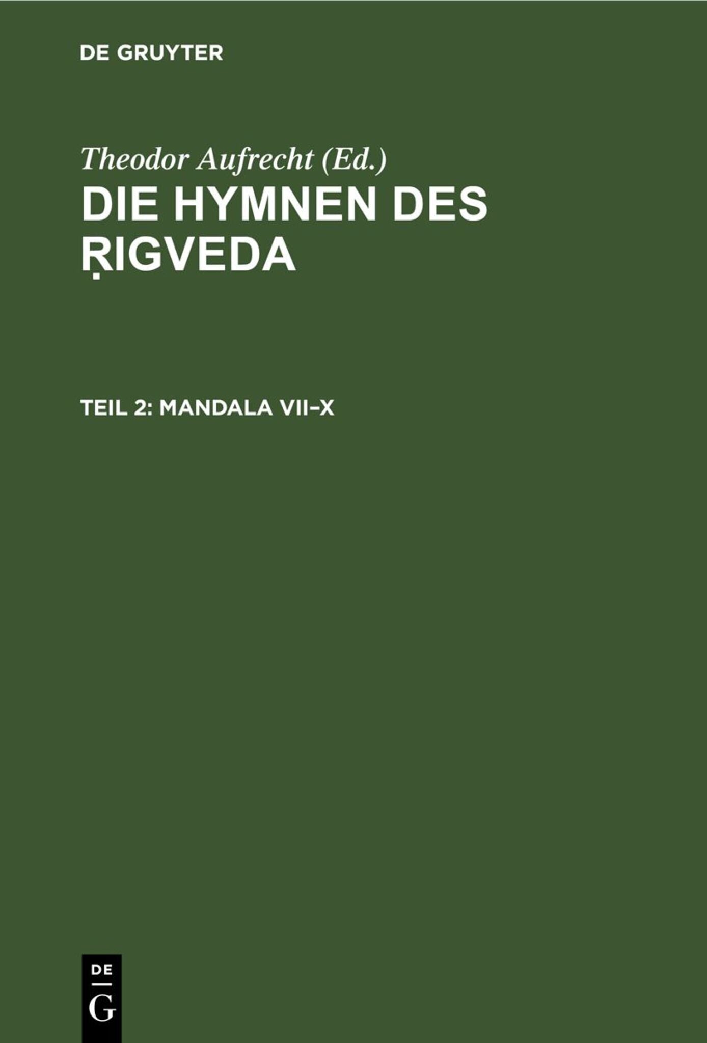 Mandala VII–X