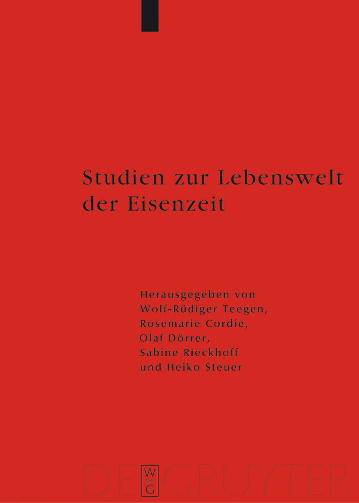 Cover image for Studien zur Lebenswelt der Eisenzeit ISBN 9783110190106