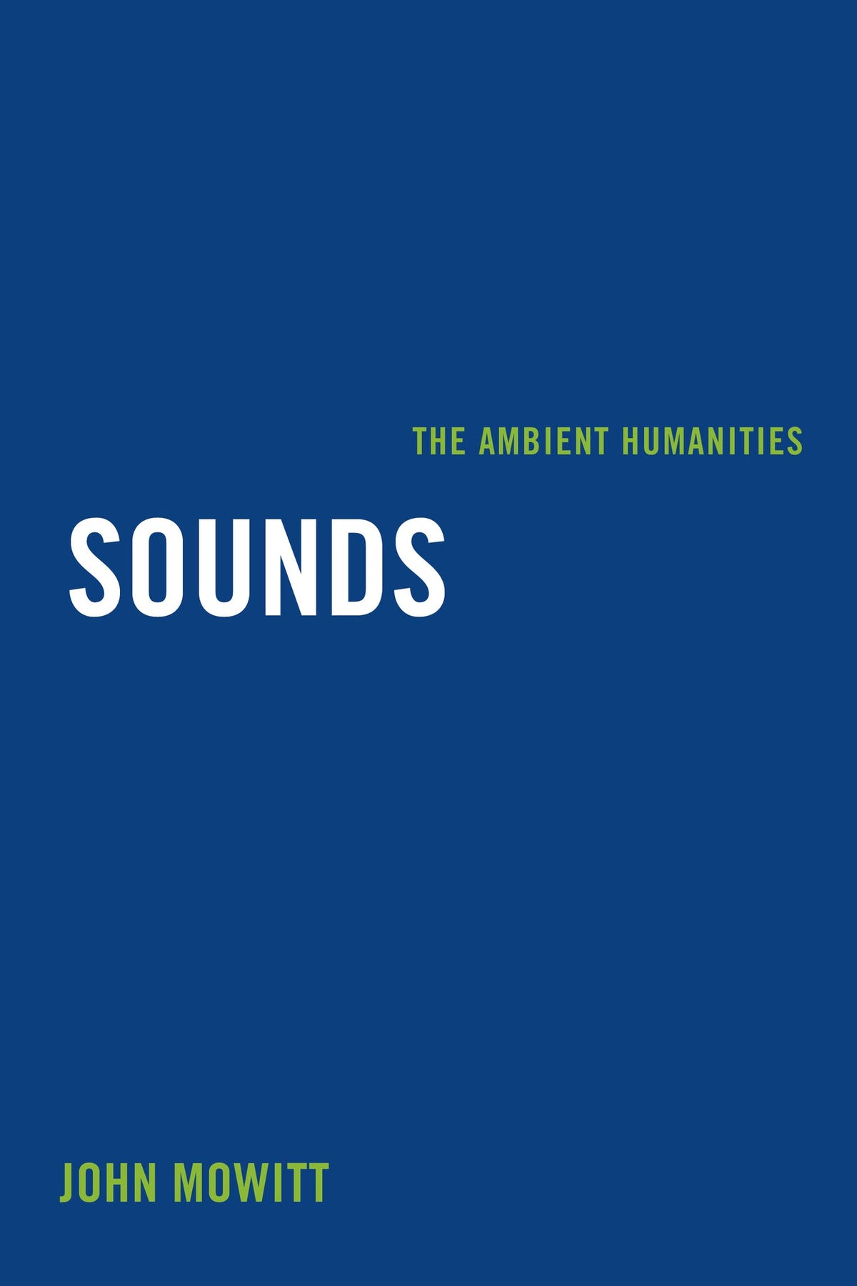 Cover image for Sounds ISBN 9780520960404