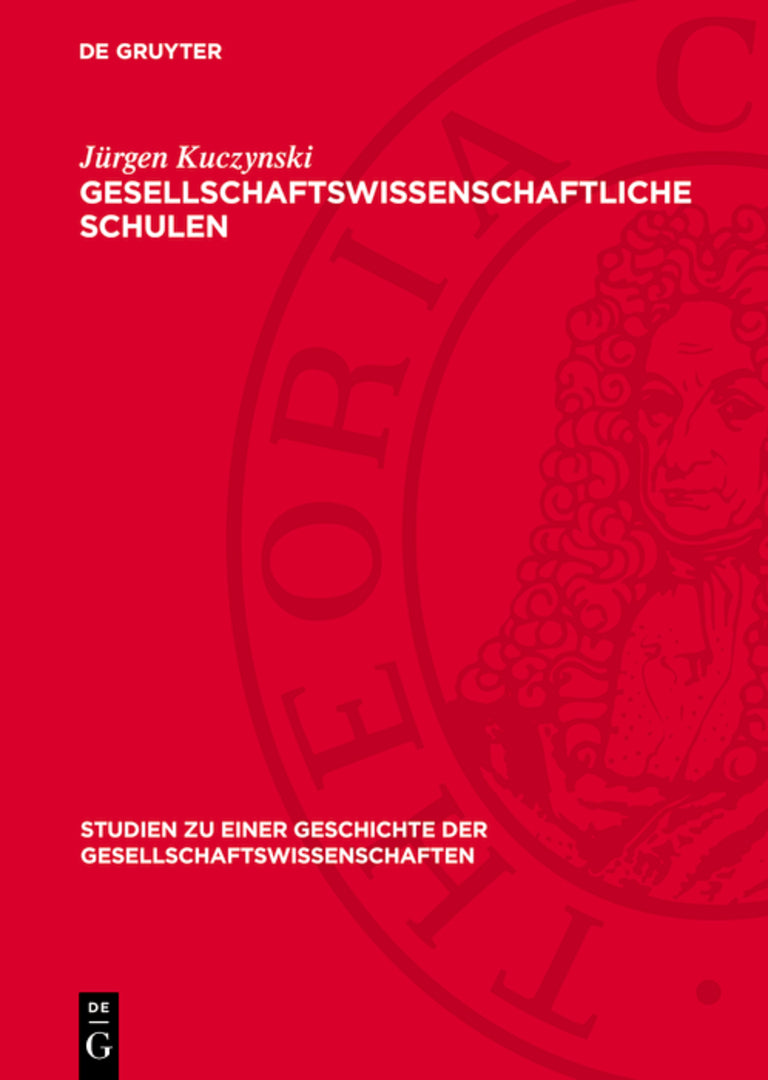 Cover image for Gesellschaftswissenschaftliche Schulen ISBN 9783112721346