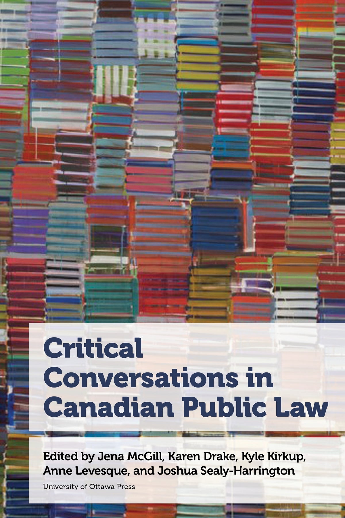 Cover image for Critical Conversations in Canadian Public Law ISBN 9780776641898