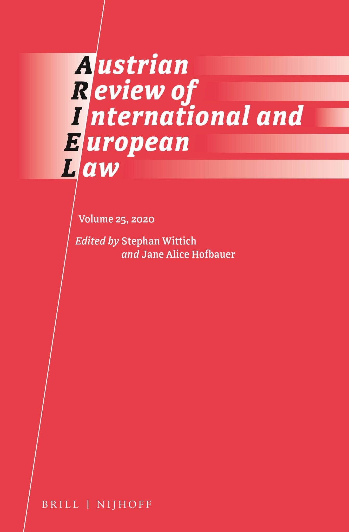 The Austrian Review of International and European Law (2020)