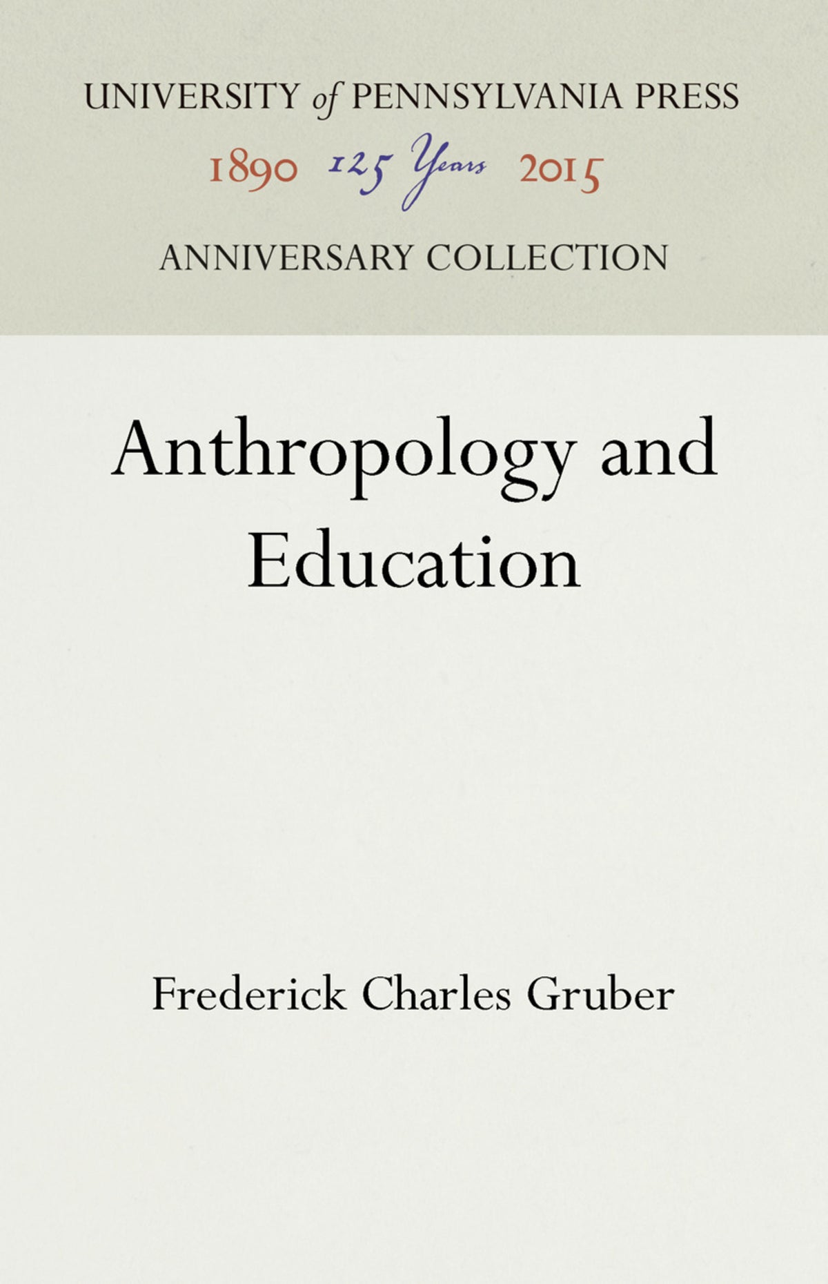 Anthropology and Education