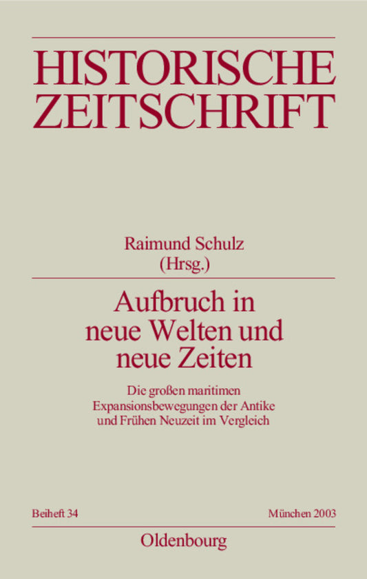 Aufbruch in neue Welten und neue Zeiten