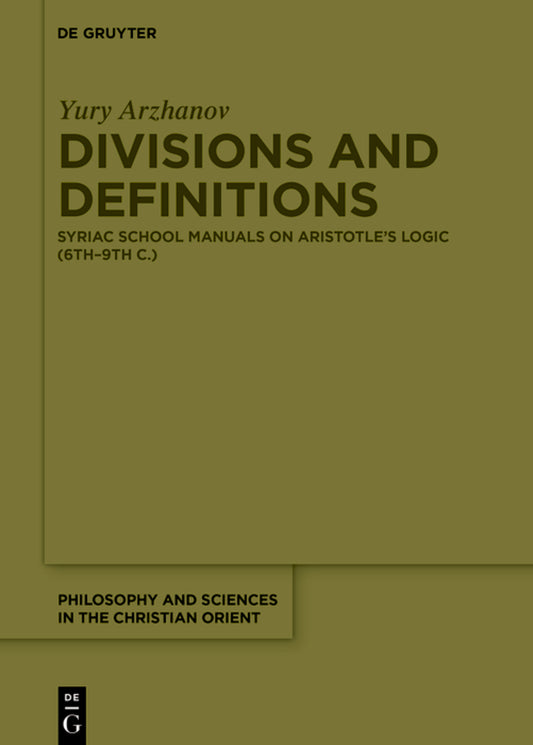 Divisions and Definitions
