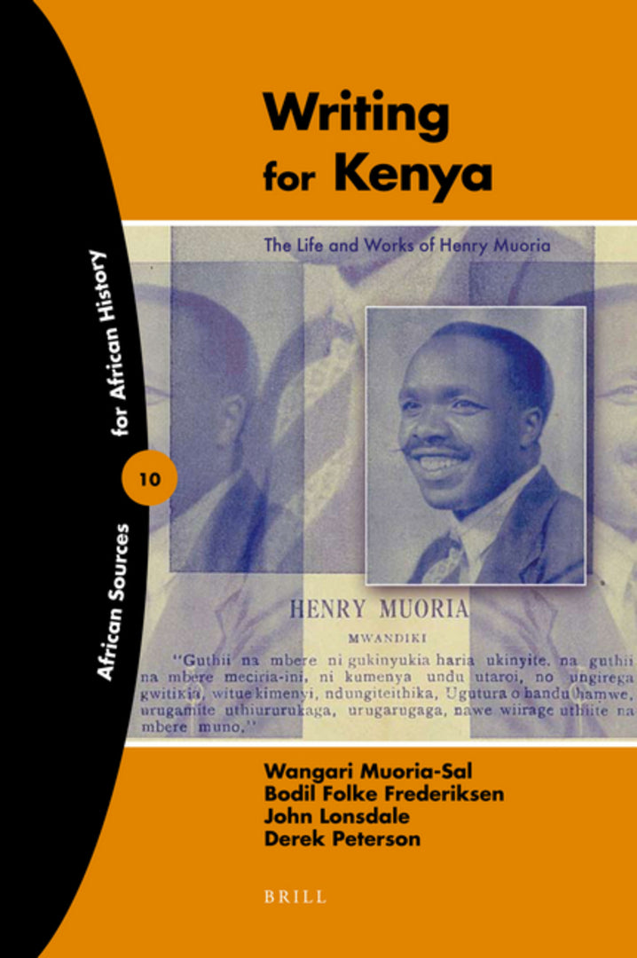 Cover image for Writing for Kenya ISBN 9789004174047