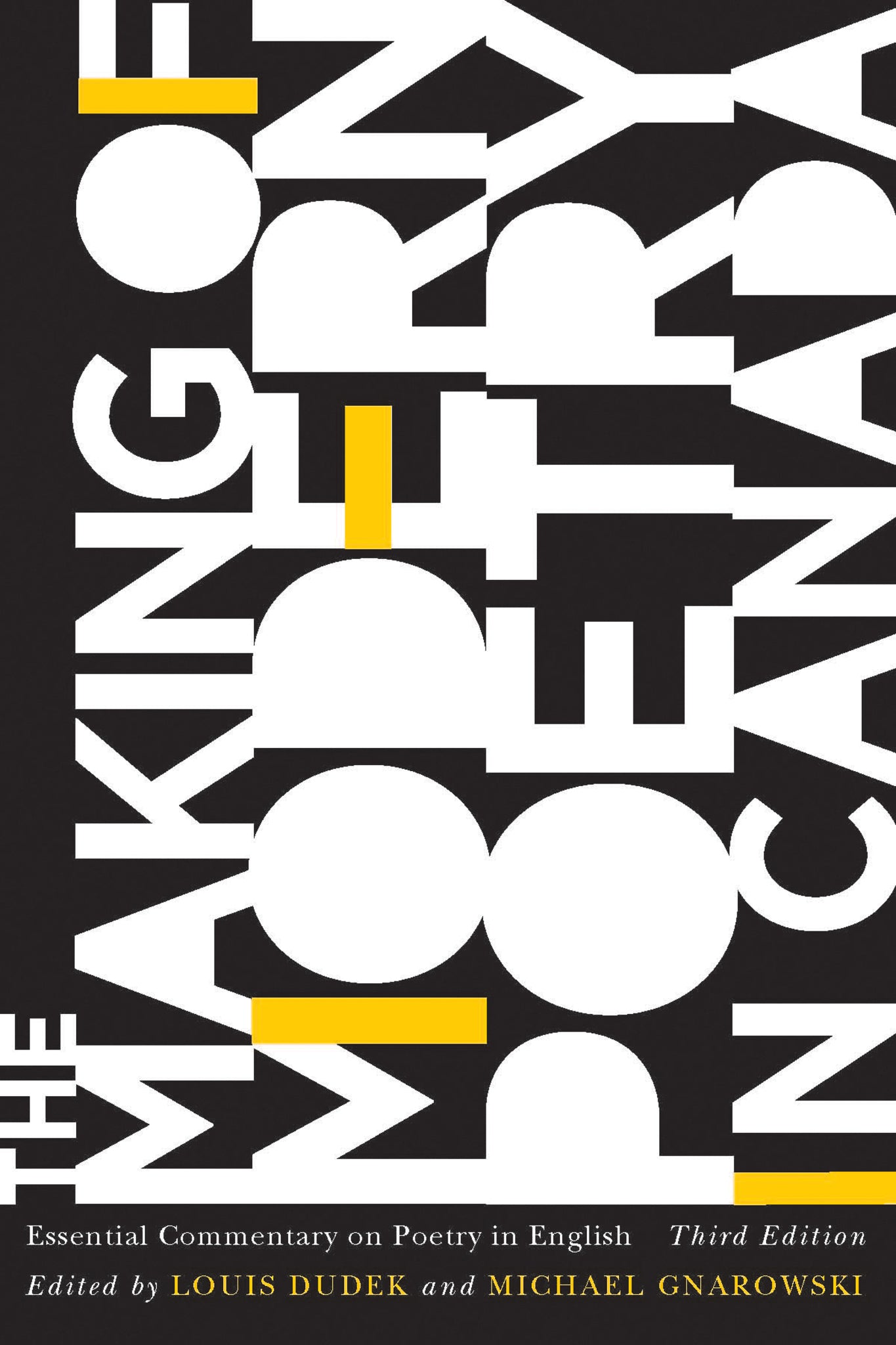 The Making of Modern Poetry in Canada