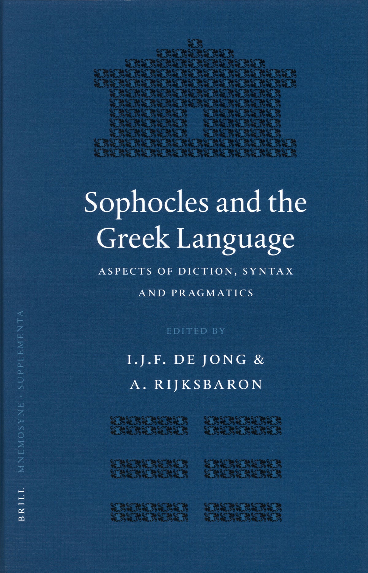 Cover image for Sophocles and the Greek Language ISBN 9789004147522