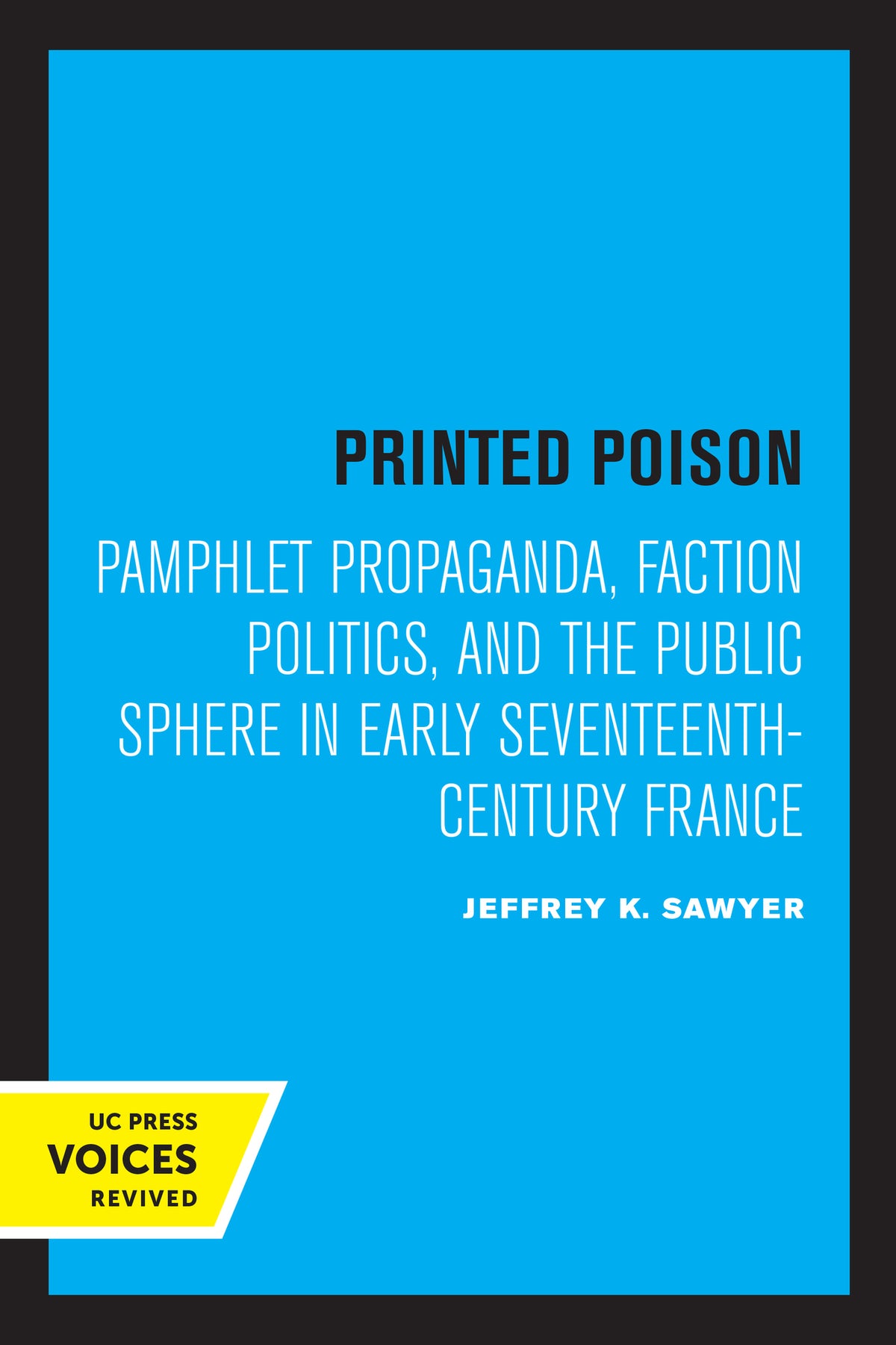 Cover image for Printed Poison ISBN 9780520334885