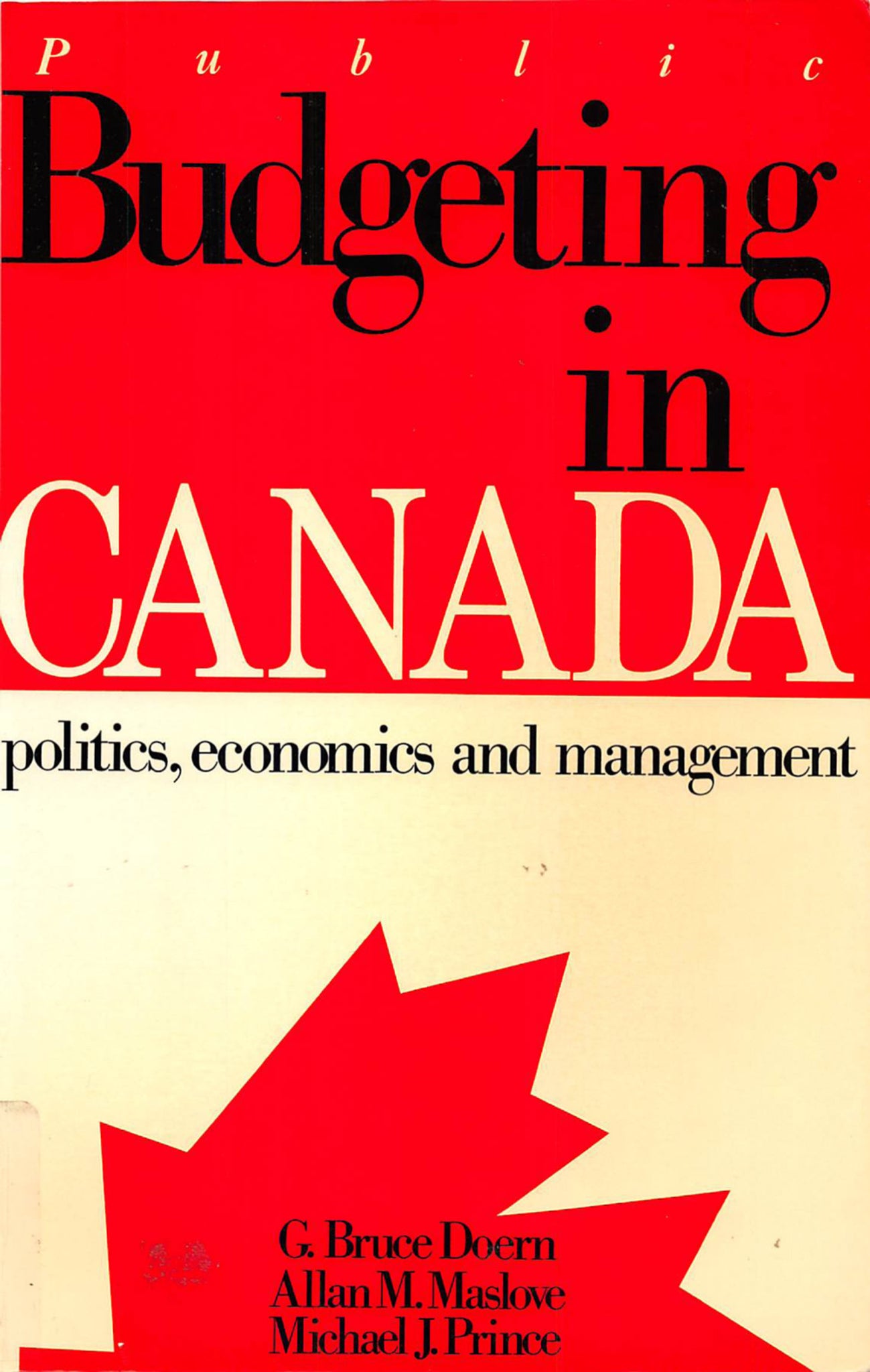 Public Budgeting in Canada