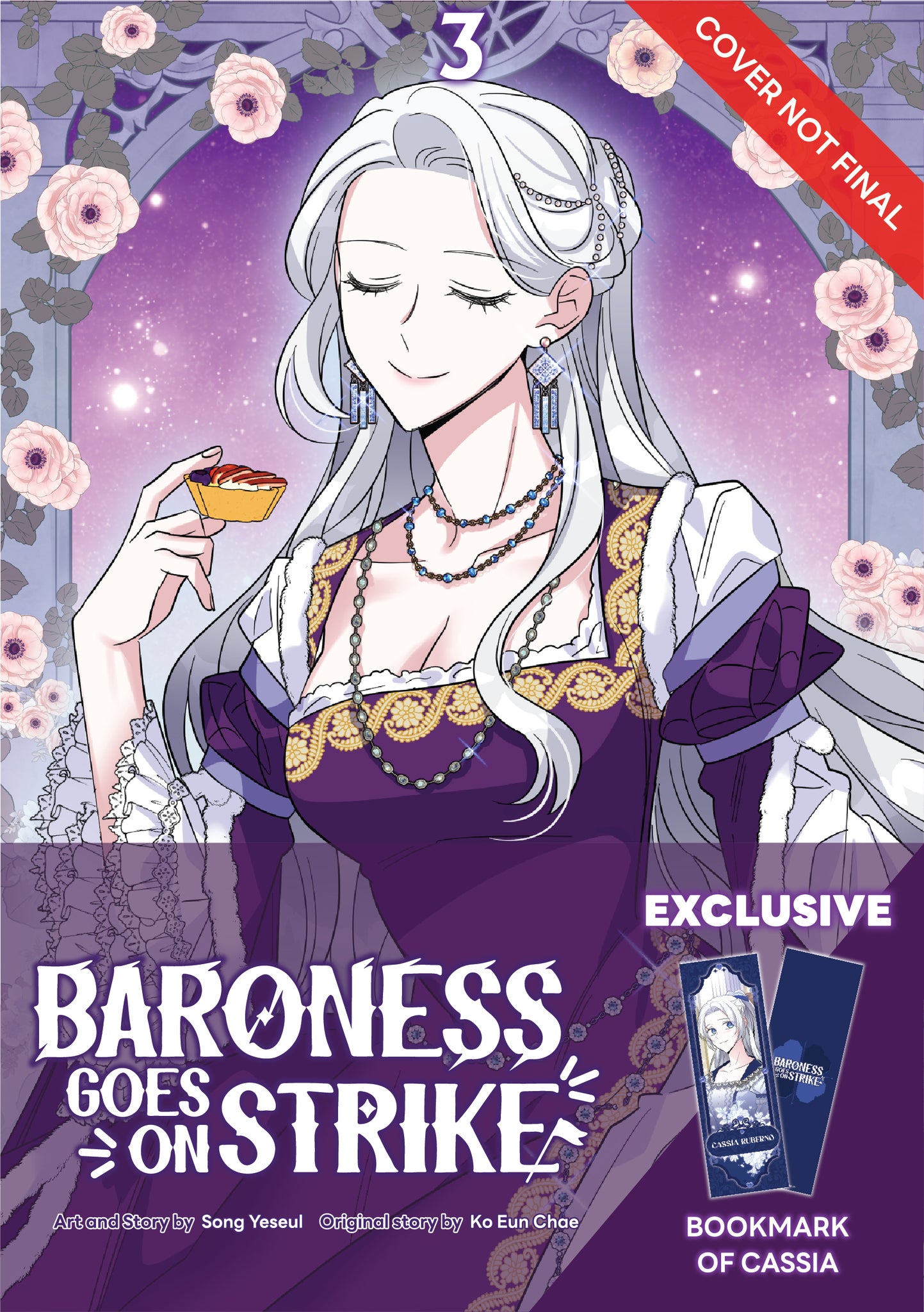 Cover image for Baroness Goes on Strike Volume 3: Limited Edition with Bookmark of Cassia ISBN 9789347195846