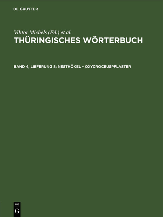 Nesthökel – Oxycroceuspflaster