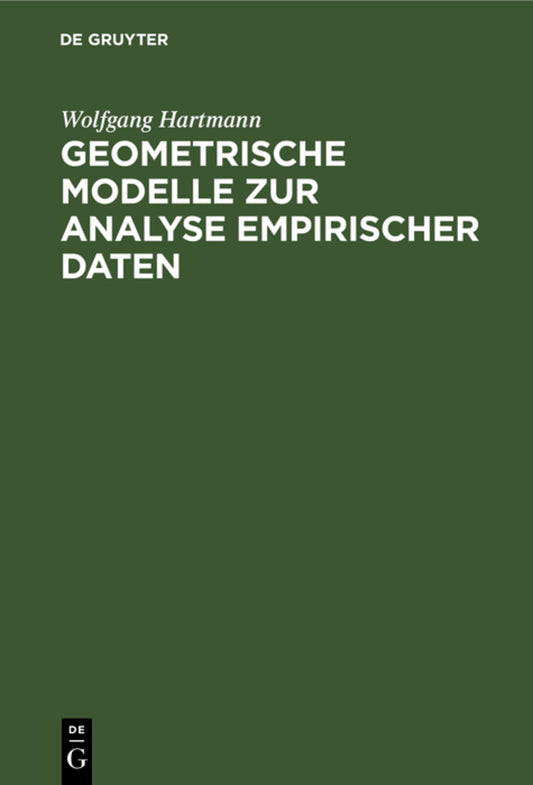 Geometrische Modelle zur Analyse empirischer Daten