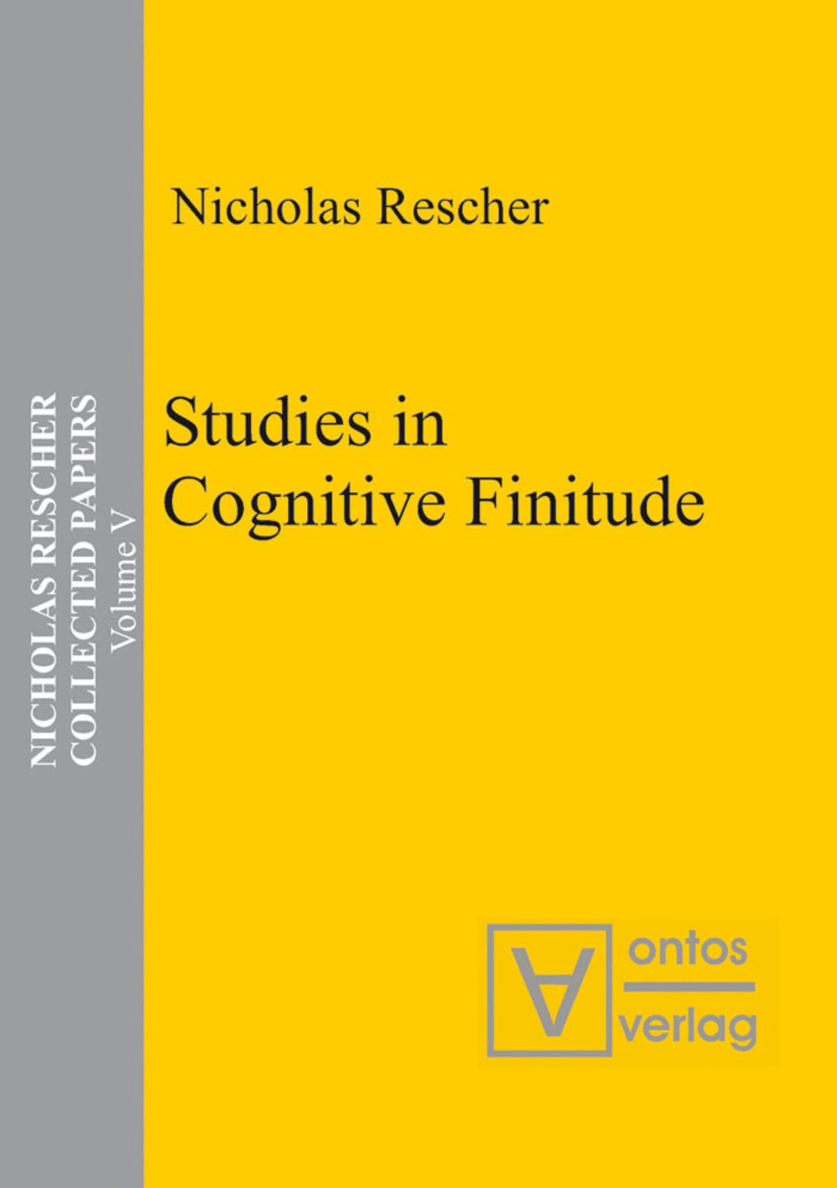 Cover image for Studies in Cognitive Finitude ISBN 9783110325386