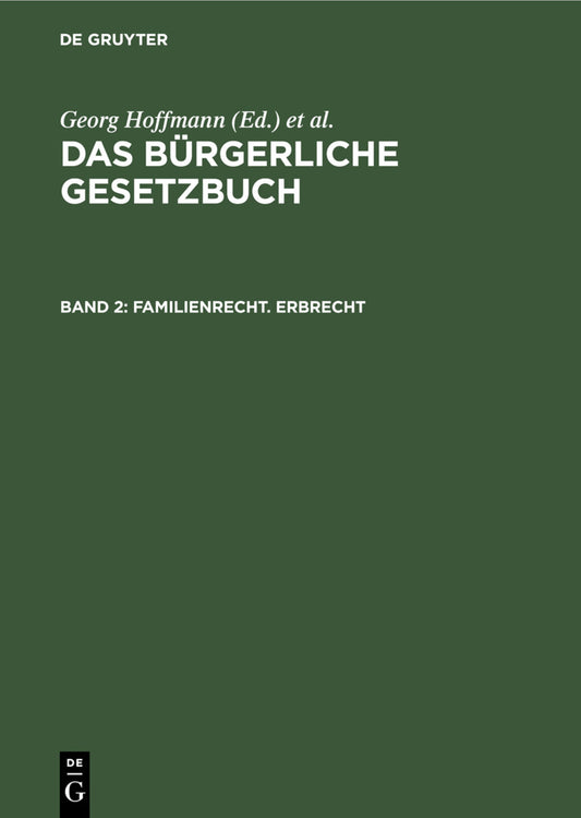 Familienrecht. Erbrecht