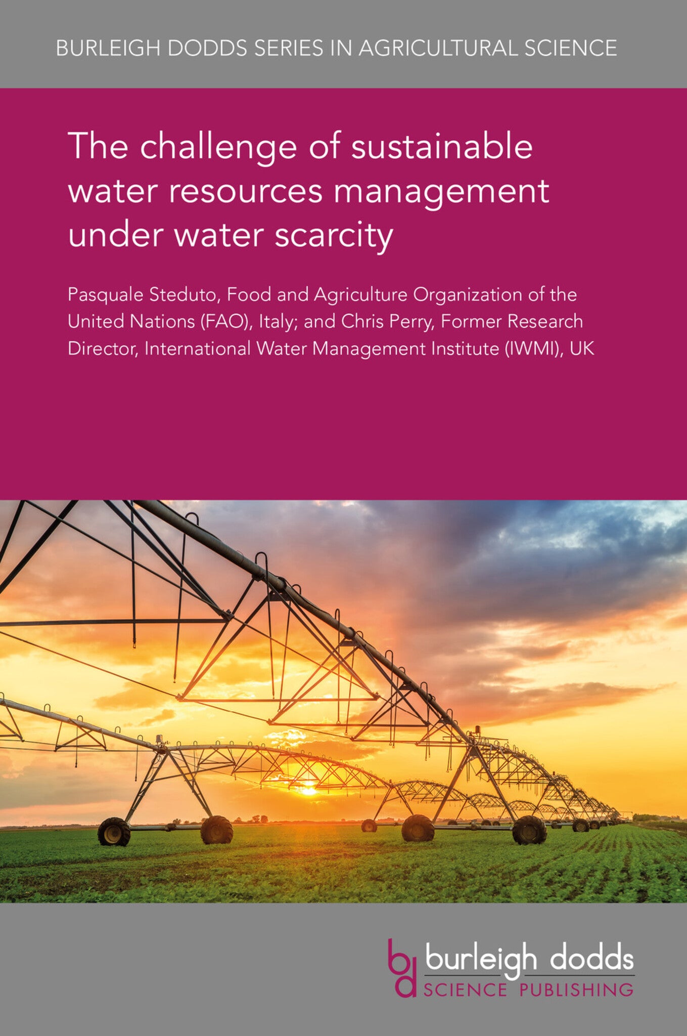 Cover image for The challenge of sustainable water resources management under water scarcity ISBN 9781838796440