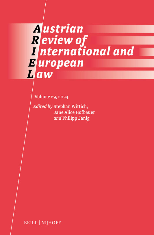 Austrian Review of International and European Law, 2024