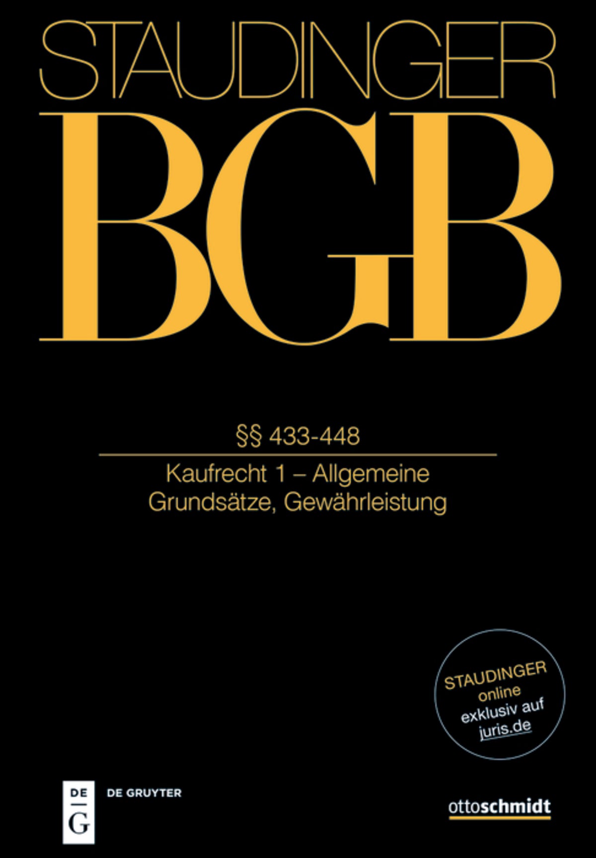 Cover image for §§ 433-448 ISBN 9783805913775
